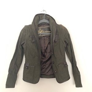 Mackage dark green spring jacket or vest